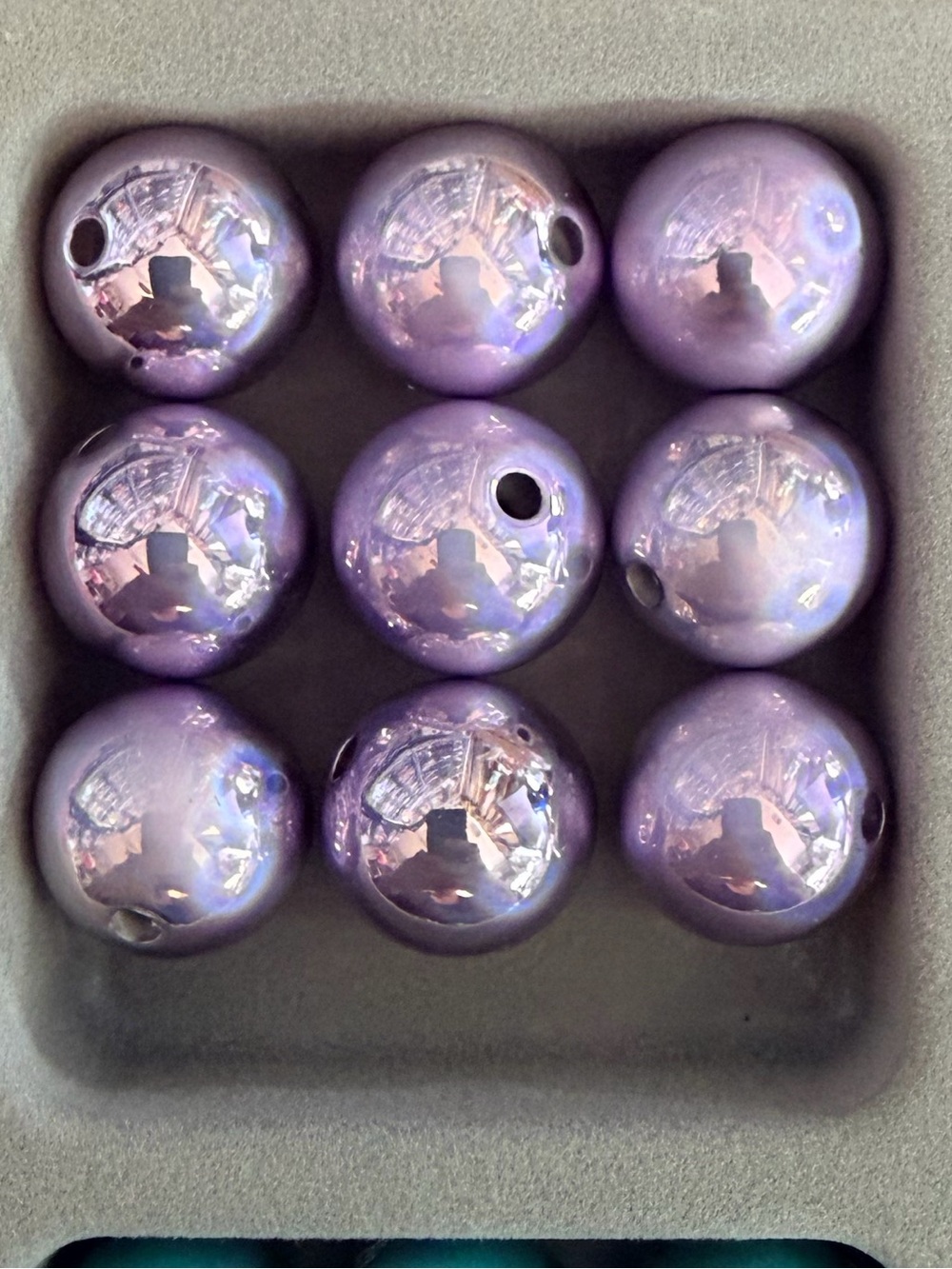 #8135 -  4 Pack Laser Beads - 16mm for Beadable Items - Color Shown